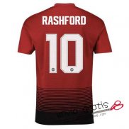 Camiseta Manchester United Primera Equipacion 10#RASHFORD Cup Printing 2018-2019