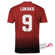 Camiseta Manchester United Primera Equipacion 9#LUKAKU Cup Printing 2018-2019