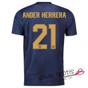 Camiseta Manchester United Tercera Equipacion 21#ANDER HERRERA Cup 2018-2019