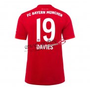 Camiseta Bayern Munich Primera Equipacion 19 DAVIES 2019-2020