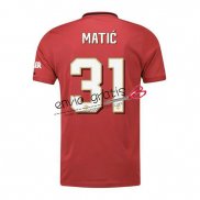 Camiseta Manchester United Primera Equipacion 31 MATIC 2019-2020 Cup