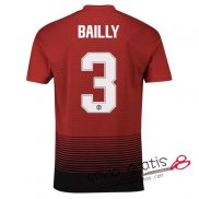 Camiseta Manchester United Primera Equipacion 3#BAILLY Cup Printing 2018-2019
