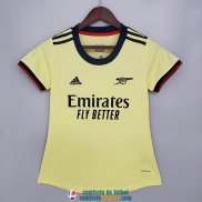 Camiseta Mujer Arsenal Segunda Equipacion 2021/2022