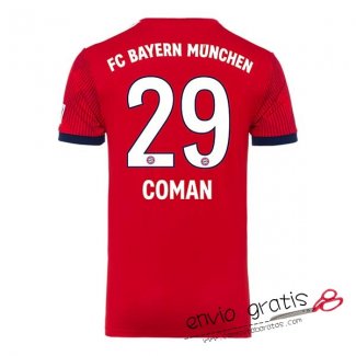 Camiseta Bayern Munich Primera Equipacion 29#COMAN 2018-2019