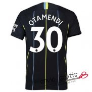 Camiseta Manchester City Segunda Equipacion 30#OTAMENDI 2018-2019
