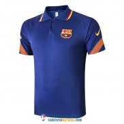 Camiseta Barcelona Polo Blue 2020/2021