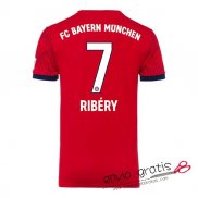 Camiseta Bayern Munich Primera Equipacion 7#RIBERY 2018-2019