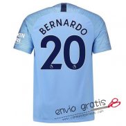Camiseta Manchester City Primera Equipacion 20#BERNARDO 2018-2019
