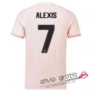 Camiseta Manchester United Segunda Equipacion 7#ALEXIS Cup Printing 2018-2019