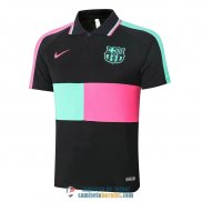 Camiseta Barcelona Polo Black 2020/2021