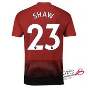 Camiseta Manchester United Primera Equipacion 23#SHAW 2018-2019
