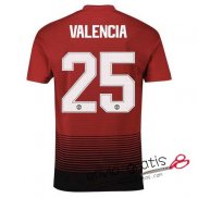 Camiseta Manchester United Primera Equipacion 25#VALENCIA Cup Printing 2018-2019