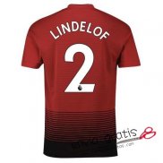 Camiseta Manchester United Primera Equipacion 2#LINDELOF 2018-2019