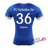 Camiseta Schalke 04 Primera Equipacion 36#Embolo 2018-2019