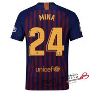 Camiseta Barcelona Primera Equipacion 24#MINA 2018-2019