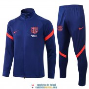 Barcelona Chaqueta Sharp Blue + Pantalon 2021/2022