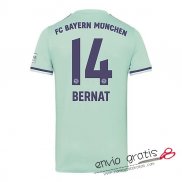 Camiseta Bayern Munich Segunda Equipacion 14#BERNAT 2018-2019