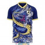Camiseta Japon Dragon Blue 2024/2025