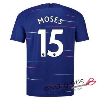 Camiseta Chelsea Primera Equipacion 15#MOSES 2018-2019