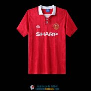 Camiseta Manchester United Retro Primera Equipacion 1992/1993