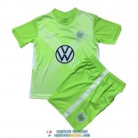 Camiseta VFL Wolfsburg Ninos Primera Equipacion 2020/2021