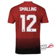 Camiseta Manchester United Primera Equipacion 12#SMALLING Cup Printing 2018-2019