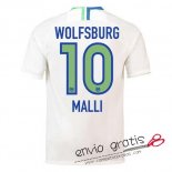 Camiseta VfL Wolfsburg Segunda Equipacion 10#MALLI 2018-2019