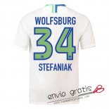 Camiseta VfL Wolfsburg Segunda Equipacion 34#STEFANIAK 2018-2019
