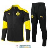 Borussia Dortmund Chaqueta Black + Pantalon 2020/2021