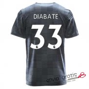Camiseta Leicester City Segunda Equipacion 33#DIABATE 2018-2019