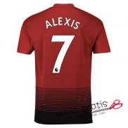 Camiseta Manchester United Primera Equipacion 7#ALEXIS 2018-2019