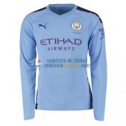 Camiseta Manga Larga Manchester City Primera Equipacion 2019-2020