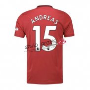 Camiseta Manchester United Primera Equipacion 15 ANDREAS 2019-2020