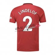 Camiseta Manchester United Primera Equipacion 2 LINDELOF 2019-2020