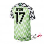 Camiseta Nigeria Primera Equipacion 17#ONAZI 2018