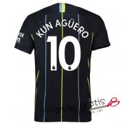 Camiseta Manchester City Segunda Equipacion 10#KUN AGUERO 2018-2019