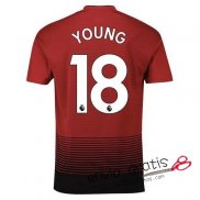 Camiseta Manchester United Primera Equipacion 18#YOUNG 2018-2019