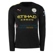 Camiseta Manga Larga Manchester City Segunda Equipacion 2019-2020