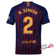 Camiseta Barcelona Primera Equipacion 2#N.SEMEDO 2018-2019