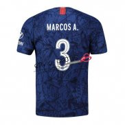 Camiseta Chelsea Primera Equipacion 3 MARCOS A. 2019-2020 Cup
