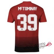 Camiseta Manchester United Primera Equipacion 39#McTOMINAY Cup Printing 2018-2019