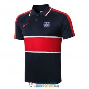 Camiseta PSG Polo Red Navy 2020/2021