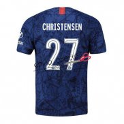 Camiseta Chelsea Primera Equipacion 27 CHRISTENSEN 2019-2020 Cup