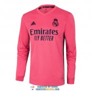 Camiseta Manga Larga Real Madrid Segunda Equipacion 2020/2021