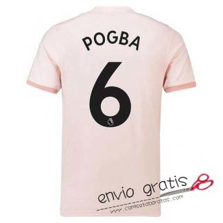 Camiseta Manchester United Segunda Equipacion 6#POGBA 2018-2019