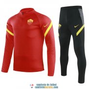 AS Roma Sudadera De Entrenamiento Red + Pantalon 2020/2021