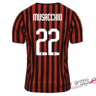 Camiseta AC Milan Primera Equipacion 22#MUSACCHIO 2019-2020