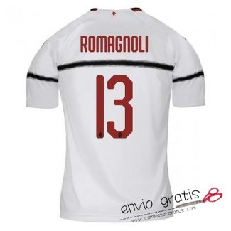 Camiseta AC Milan Segunda Equipacion 13#ROMAGNOLI 2018-2019