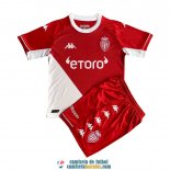 Camiseta AS Monaco Ninos Primera Equipacion 2021/2022
