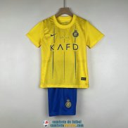 Camiseta Al Nassr FC Ninos Primera Equipacion 2023/2024